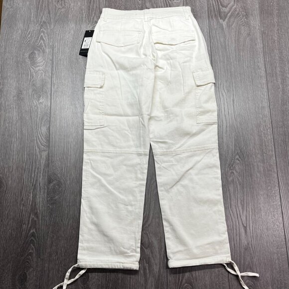 Forever 21 White Cargo Light Weight Pants XS NWT New Extra Small - Picture 7 of 11